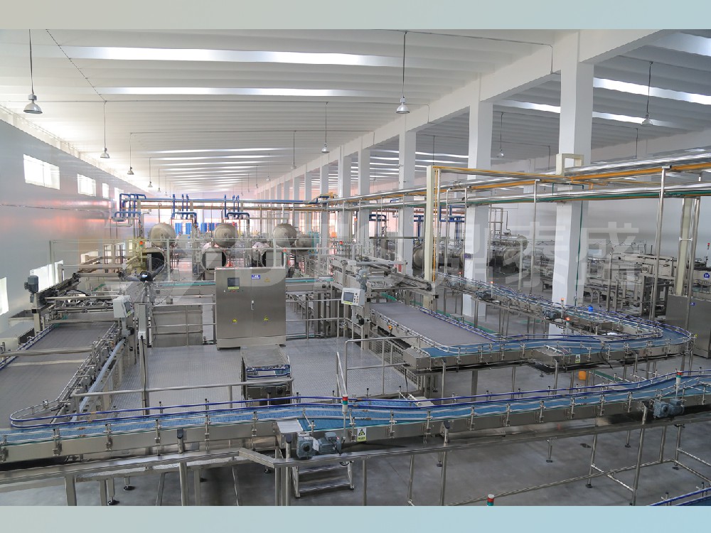 客戶現(xiàn)場殺菌整線圖